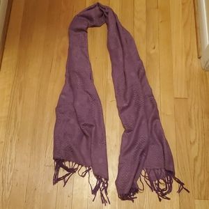 Purple Decorative Scarf